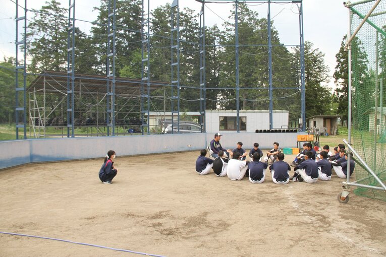 夏の大会前のミーティング２