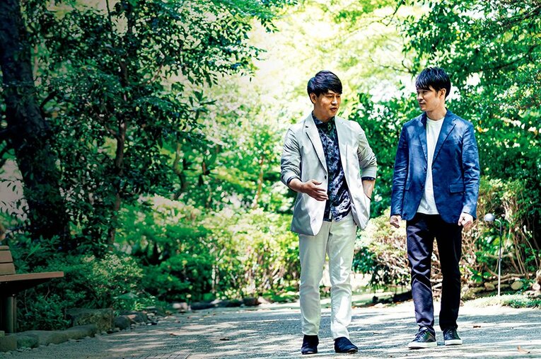 冨田洋之と内村航平。レジェンド2人が体操の深淵について語り合った ／ photograph by Kiichi Matsumoto