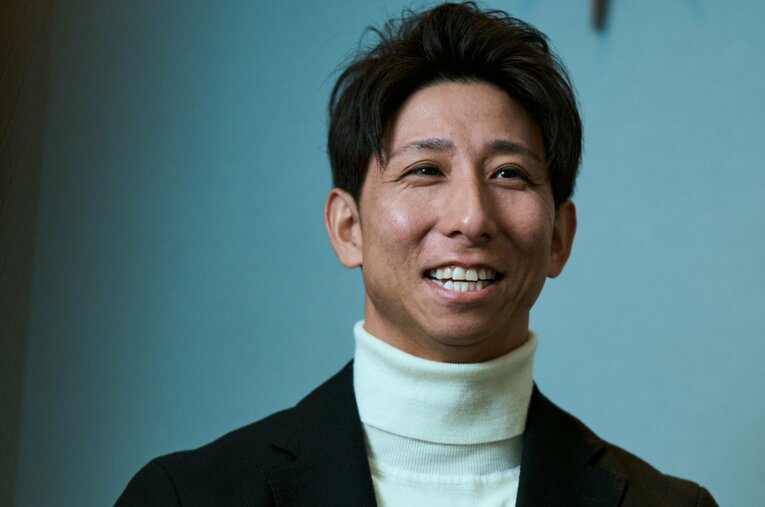 今季から新規参入する「くふうハヤテベンチャーズ静岡」でプレーする福田秀平（34歳）。主戦場のウエスタン・リーグでは古巣ホークスとの対戦も ／ photograph by Ichisei Hiramatsu