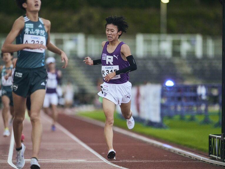 MARCH対抗戦1組、立教大の本宮慶尚（1年）は5着に入る　©Yuki Suenaga