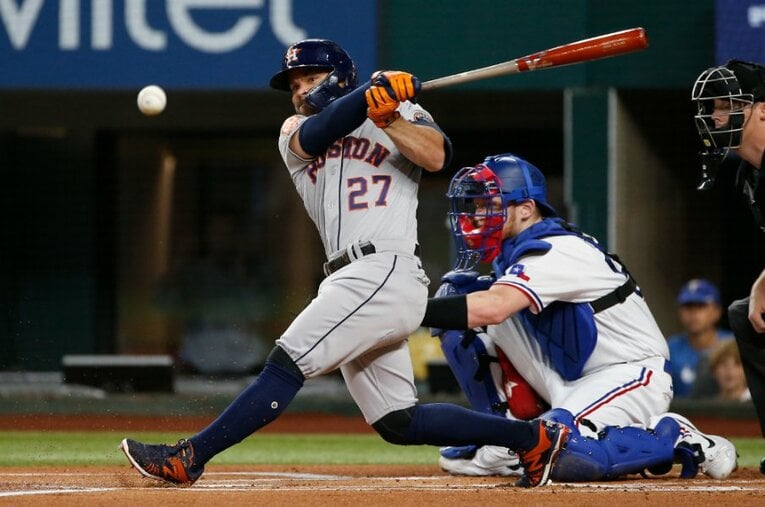 次の3000本安打の有力候補ホセ・アルトゥーベ。通算1829安打を記録している（6月16日時点） ／ photograph by Getty Images