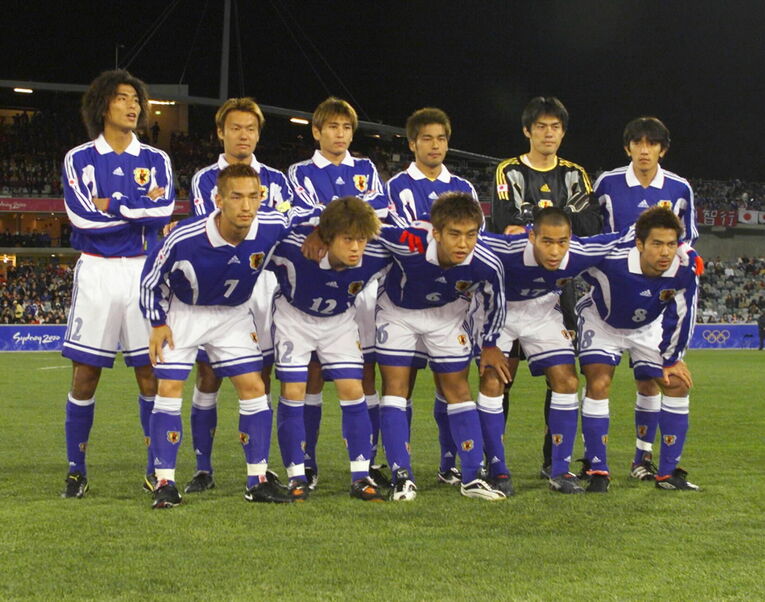 シドニー五輪・南アフリカ戦のスタメン　©JIJI PRESS