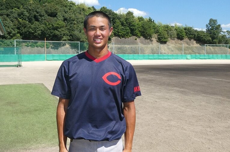 智弁和歌山が2000年以降、夏の甲子園を逃したのは5回だけだ。それだけに、主将にかかる重圧は重いが、細川凌平はその任を務めきった。 ／ photograph by Noriko Yonemushi