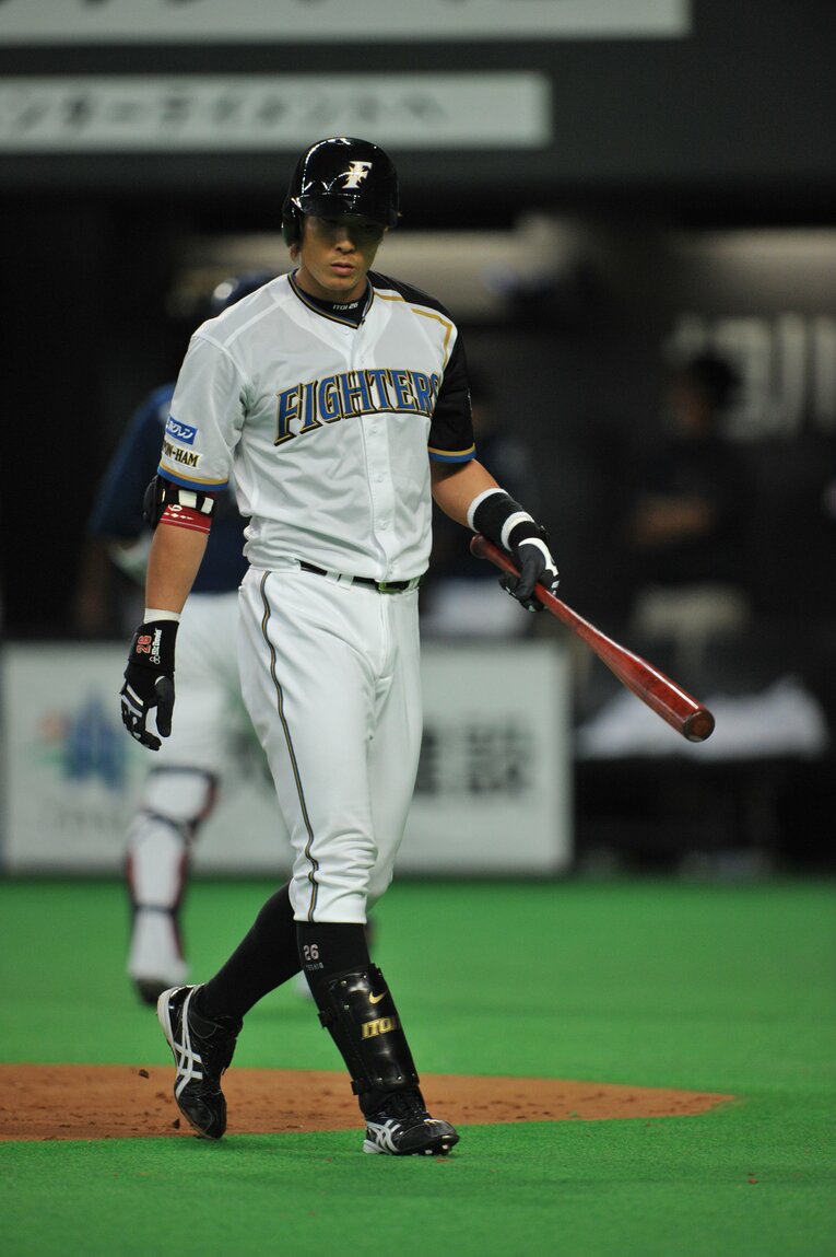 日本ハム時代の糸井　©BUNGEISHUNJU