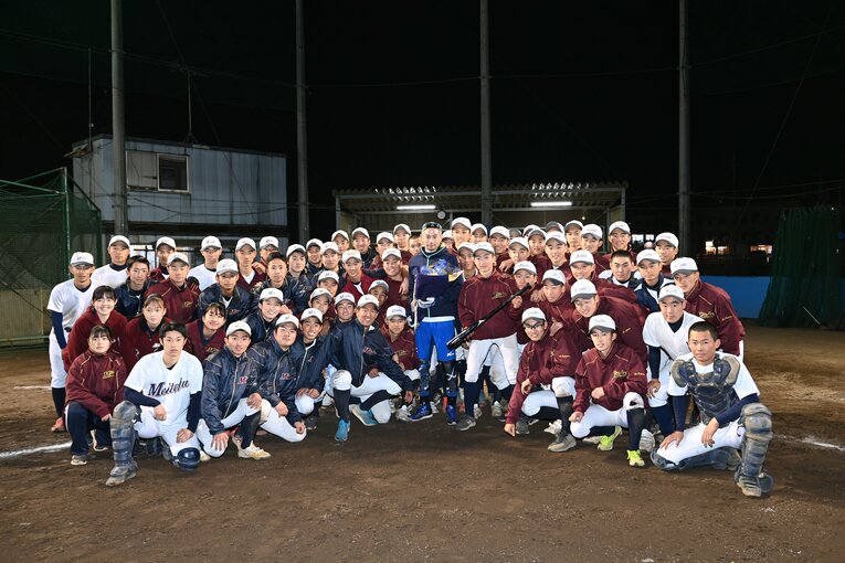 昨年12月3日、千葉明徳での指導　©Naoya Sanuki