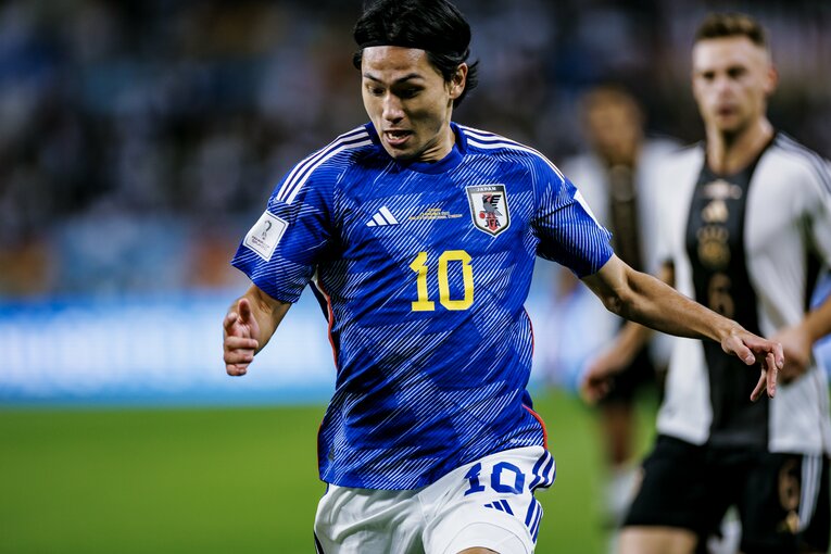 カタールW杯の南野　©Kiichi Matsumoto/JMPA