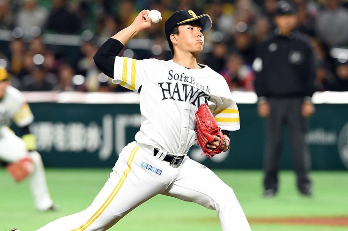 工藤監督も思わず 速ぇー ホークスの先発5枠目は千賀滉大に 3 3 プロ野球 Number Web ナンバー