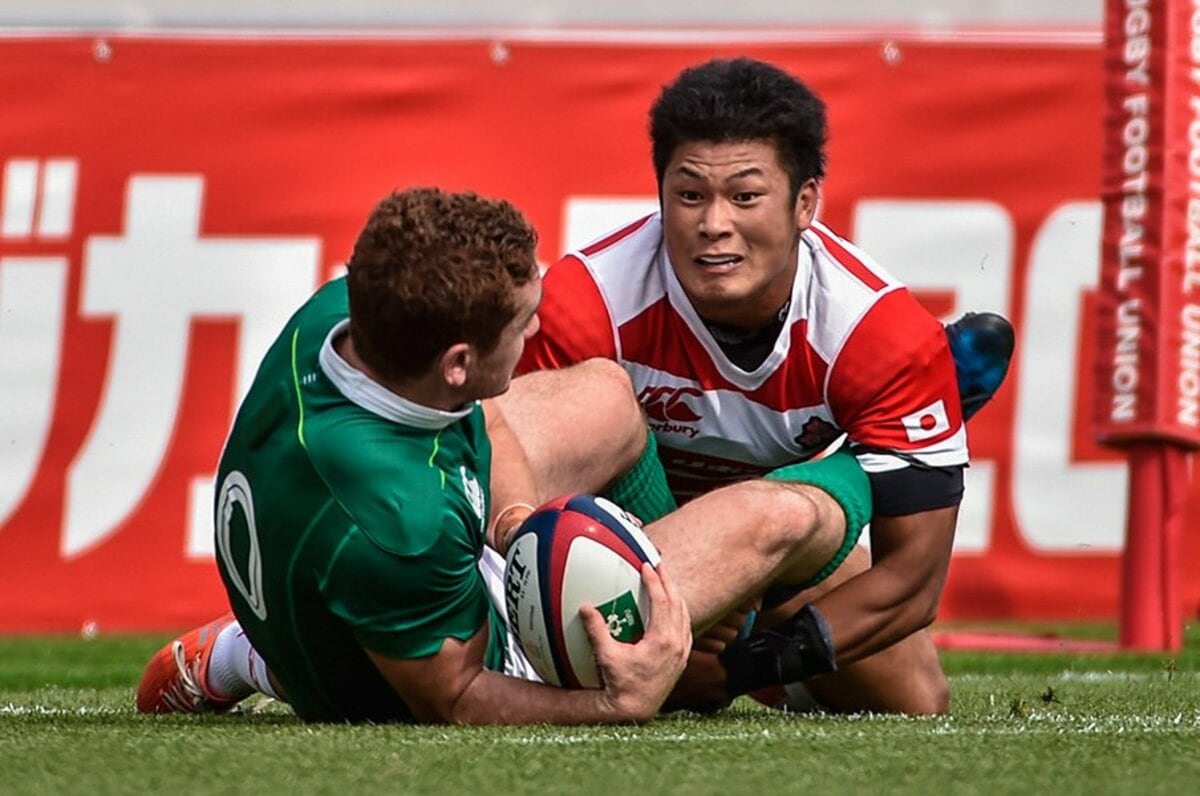 日本代表で唯一の大学生 野口竜司 Jjが名指しで評価した男のラグビー脳 ラグビー日本代表 Number Web ナンバー