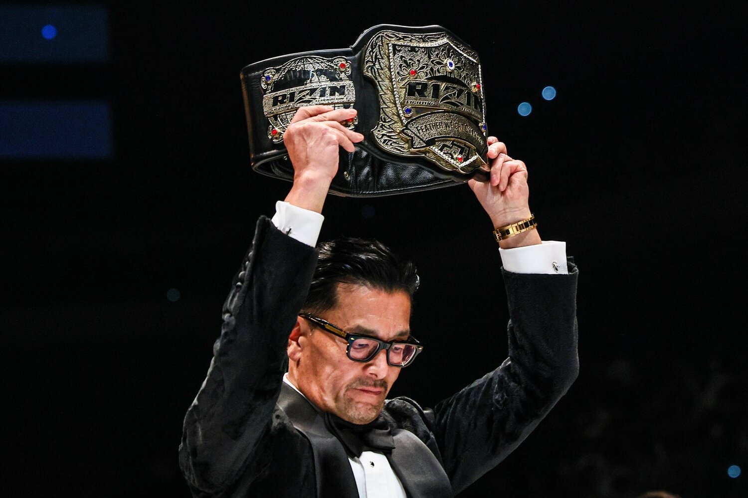 金原は41歳にしてRIZINの「最激戦区」フェザー級のタイトルマッチにたどり着いた　©RIZIN FF Susumu Nagao