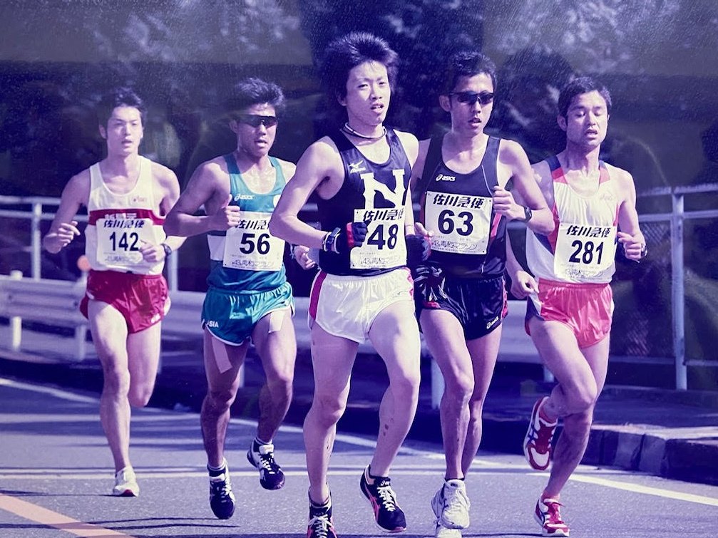 今から14年前、日大時代の外村。全国高校駅伝でも活躍した有望株だった　写真提供：外村翼