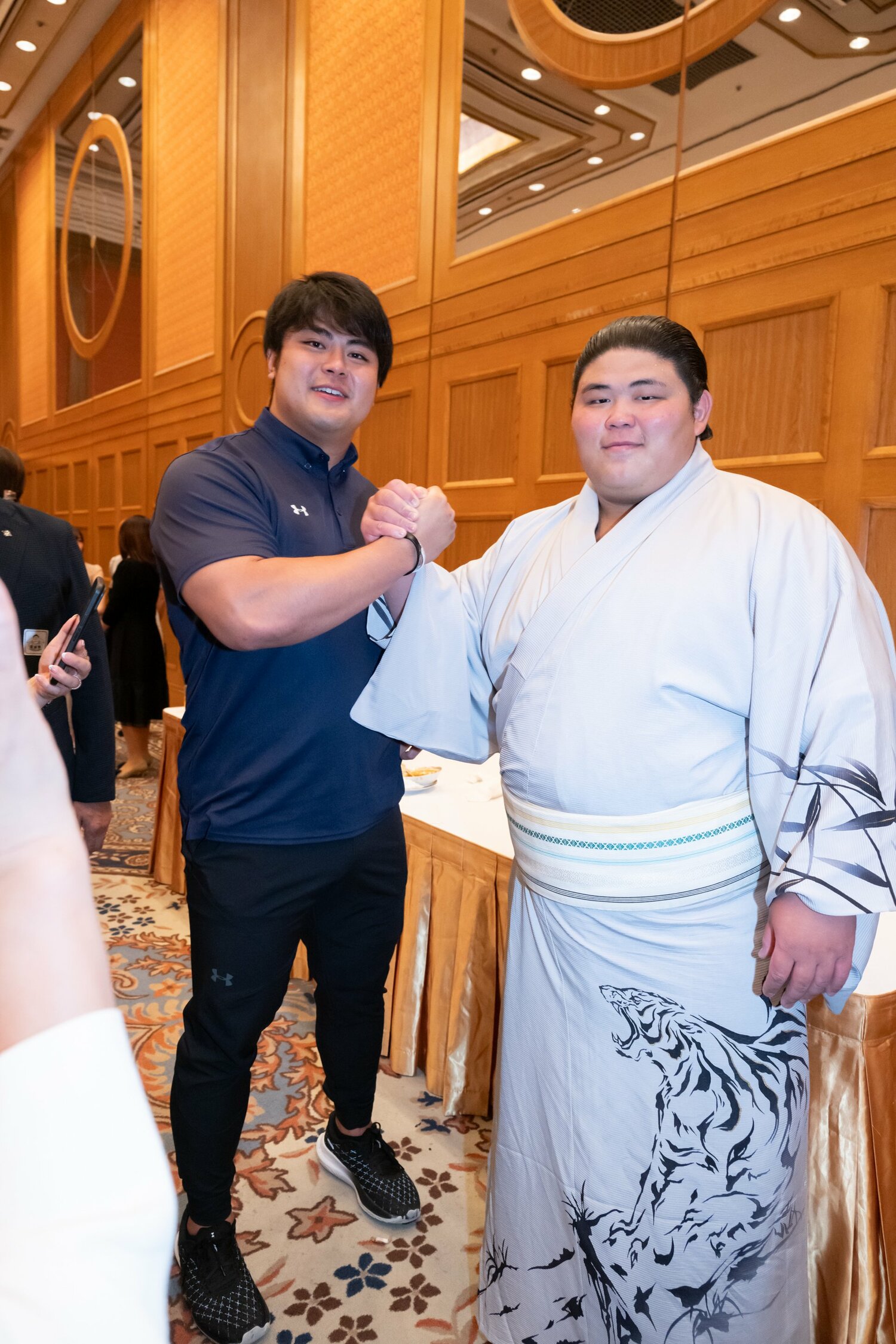 花田が渡米する直前の“再会”となった　©Miki Fukano