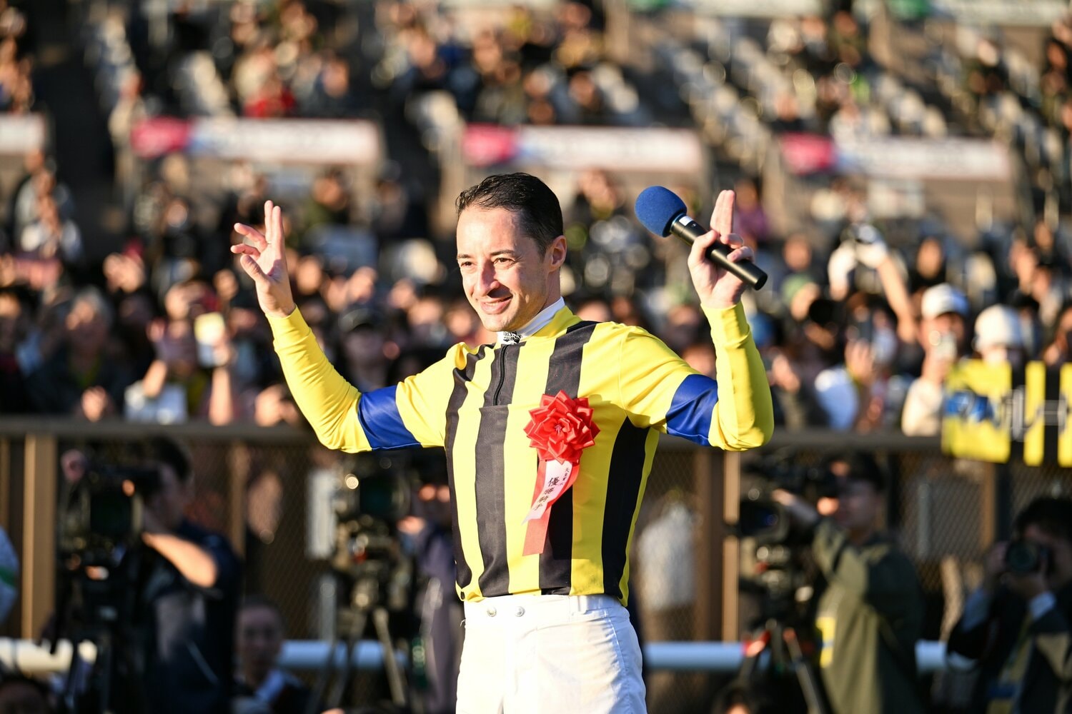 マスカレードボールについて、「イクイノックス級に至るポテンシャル」を認めたルメール ©Keiji Ishikawa