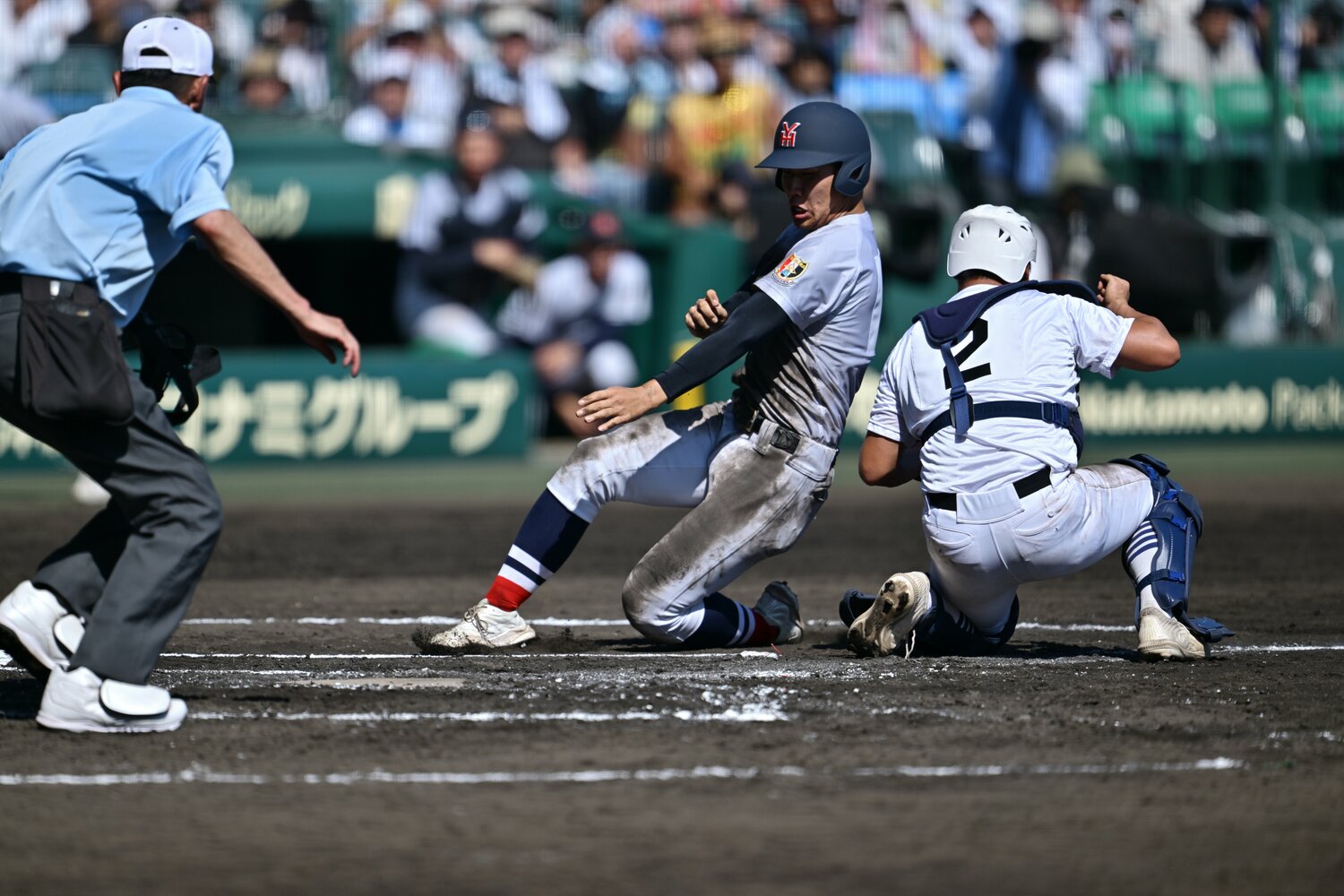 6回表に反撃を見せた横浜　©Hideki Sugiyama