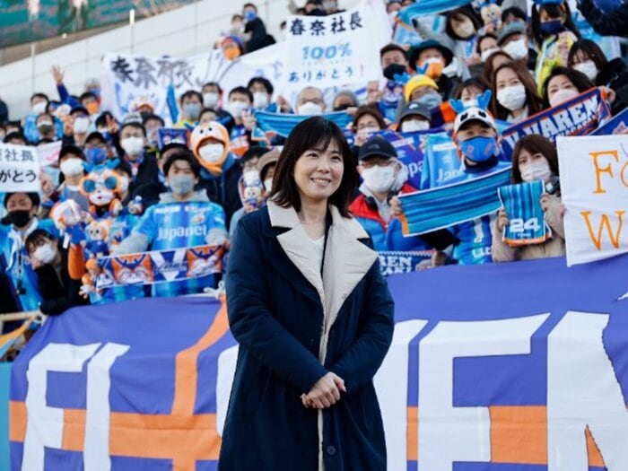 「Jリーグ唯一の女性社長」だった高田春奈氏が味わったクラブ運営の難しさと“生きている実感”「いま振り返ると、すごく苦しかった。でも…」＜Number Web＞ photograph by AFLO