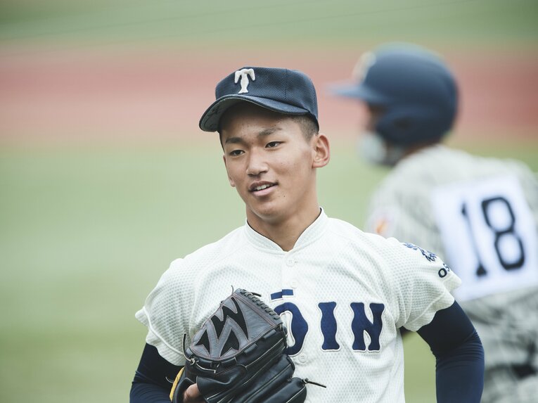 緒方漣が衝撃を受けた前田悠伍。今秋のドラフト会議でも上位指名が有力視される　©Hideki Sugiyama