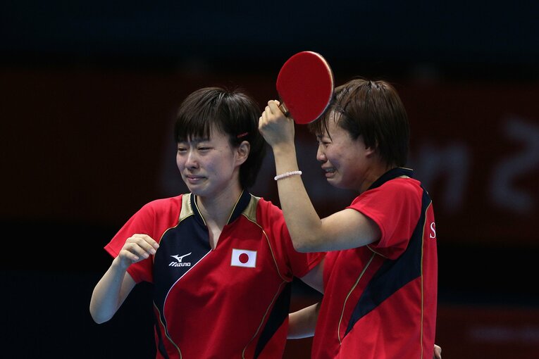 ロンドン五輪での平野と石川　©Getty Images