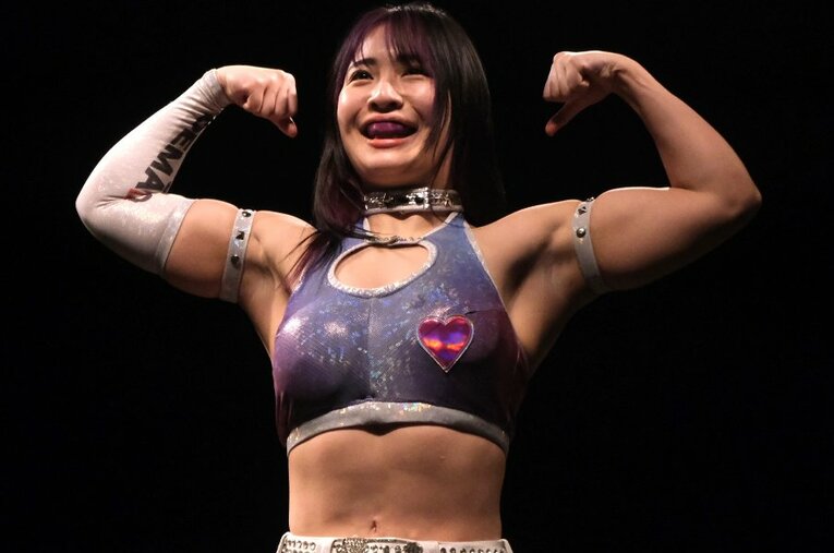 3月にはプロデュース興行を開催した女子プロレスラーのちゃんよた ／ photograph by Norihiro Hashimoto