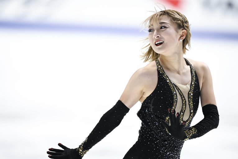 全日本選手権で4連覇を達成した坂本花織　©Asami Enomoto