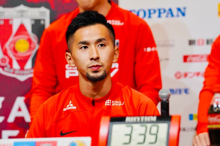 名古屋から移籍の前田直輝　©Atsushi Iio