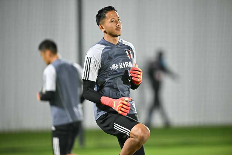 コスタリカ戦翌日の練習　©Takuya Kaneko／JMPA