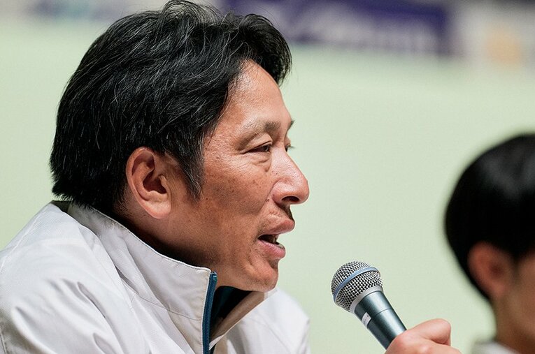 青山学院大学の原晋監督。箱根駅伝で圧倒的な強さを見せた指揮官とチームの背景を知る ／ photograph by Yuki Suenaga