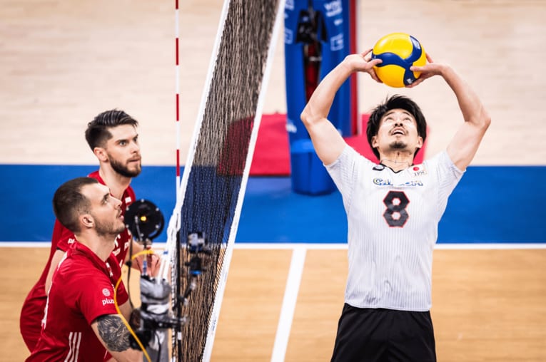 ネーションズリーグ準決勝（vsポーランド）©︎FIVB