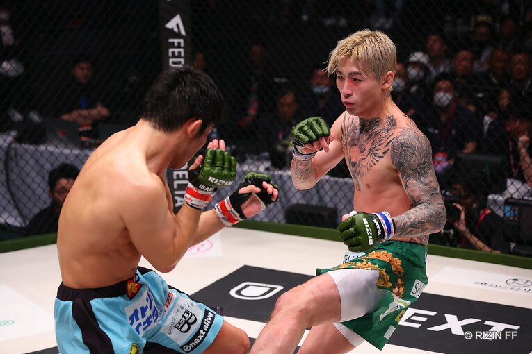 『RIZIN LANDMARK 5』斎藤裕vs平本蓮　©RIZIN FF