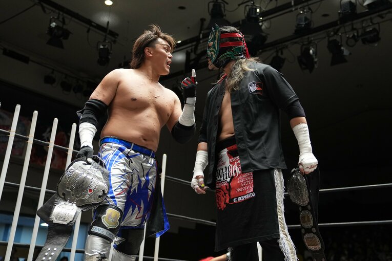 FREEDOMSの最高王座を保持する杉浦透も闘志全開　©Masashi Hara