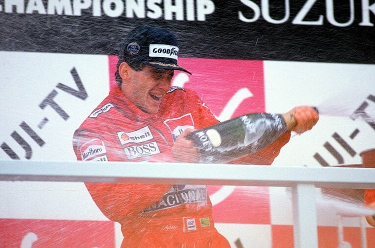 特選写真で振り返る、音速の貴公子アイルトン・セナ。(2) ／ photograph by Makoto Kenmizaki