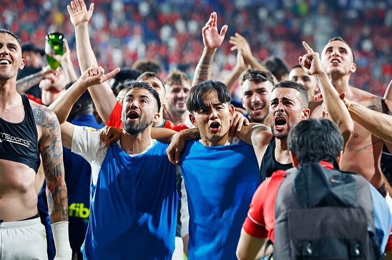 最終的に残留したものの、久保は21-22シーズンのマジョルカで苦しい戦いを強いられた　©Daisuke Nakashima