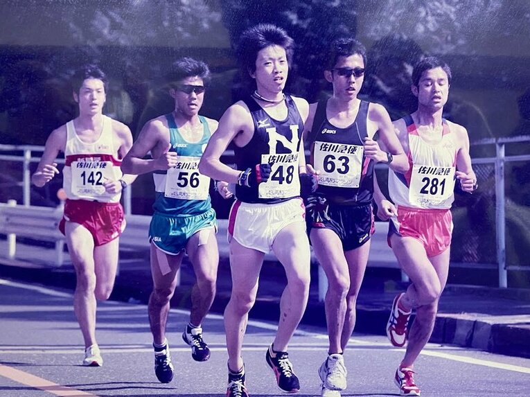 今から14年前、日大時代の外村。全国高校駅伝でも活躍した有望株だった　写真提供：外村翼