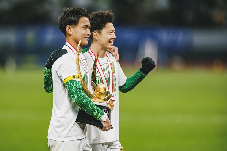 高校時代の松木玖生（3年）©︎Kiichi Matsumoto