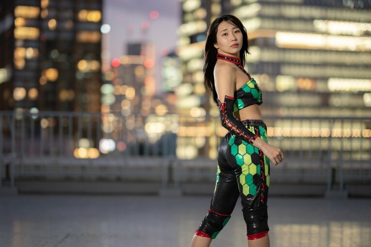 マリーゴールドのプロレスラー・勇気みなみ　©Shiro Miyake