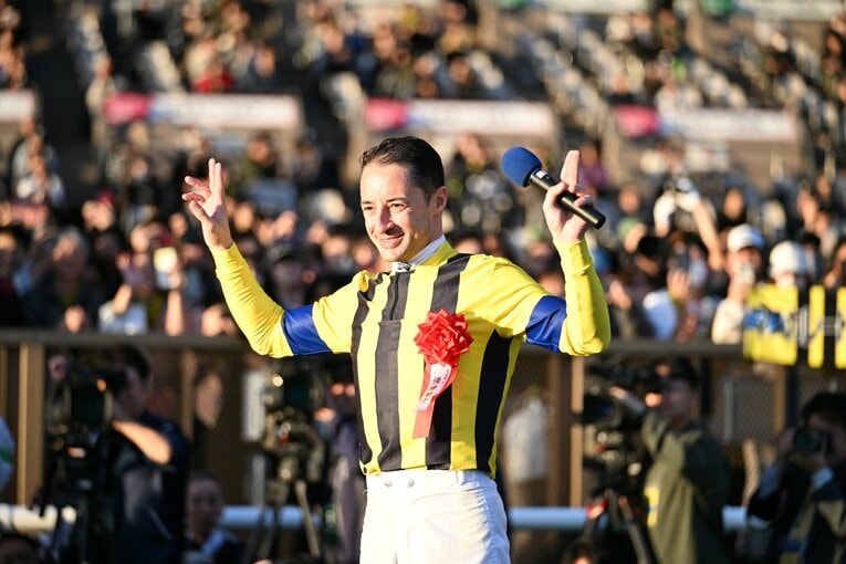 マスカレードボールについて、「イクイノックス級に至るポテンシャル」を認めたルメール　©Keiji Ishikawa