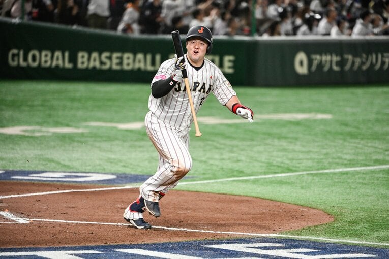 プレミア12ベネズエラ戦、牧は満塁弾を確信【5枚目／全14枚】　©︎Nanae Suzuki