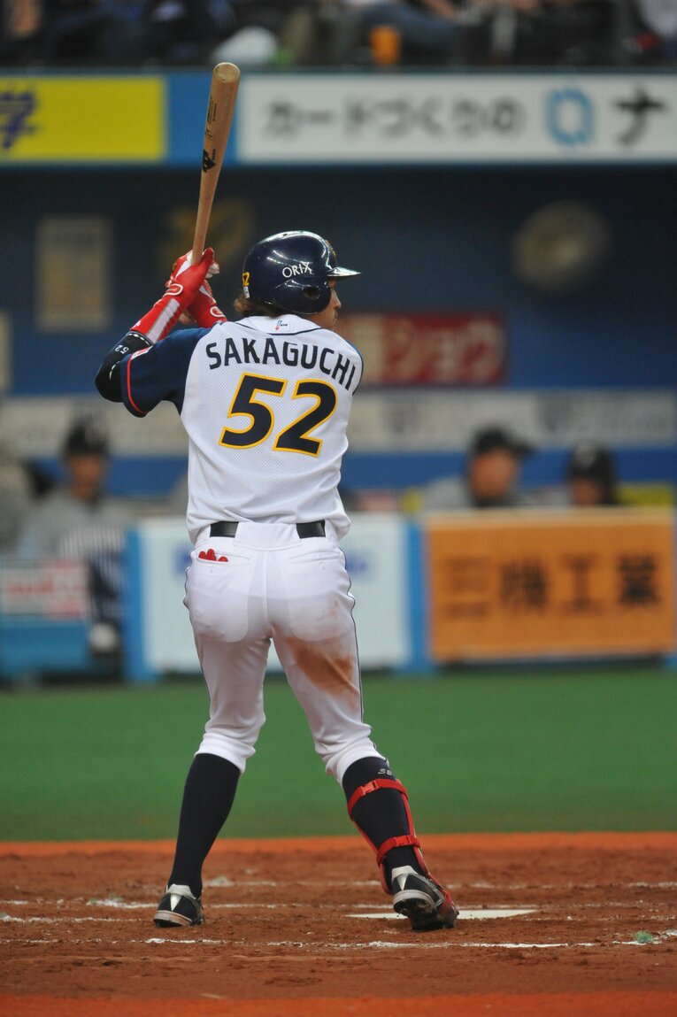 オリックス時代の坂口　©Sports Graphic Number