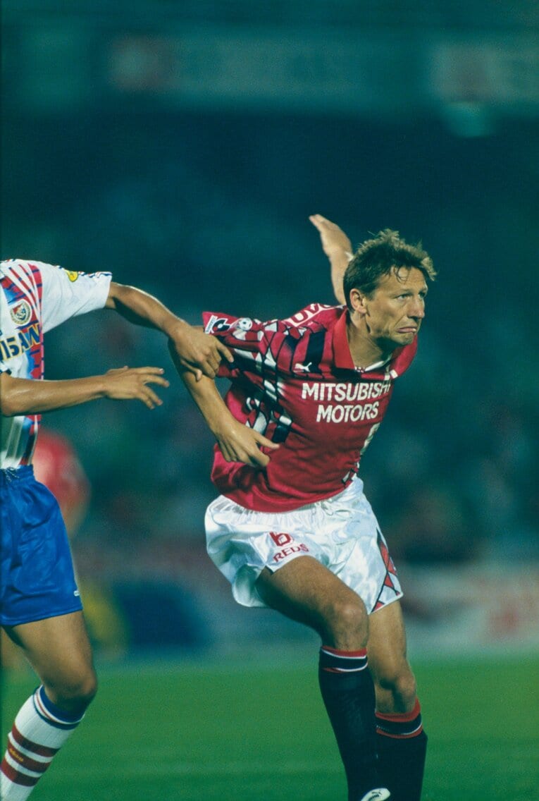 浦和に闘志を注入したブッフバルト　©Sports Graphic Number