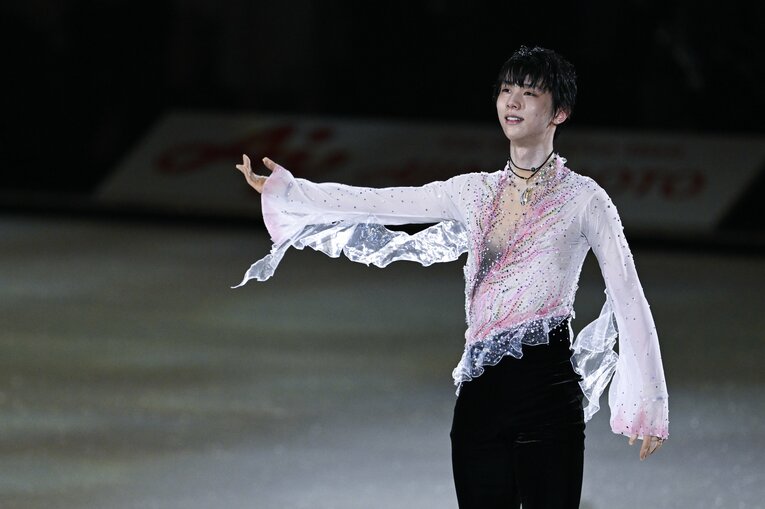 現役時代のエキシビションナンバー『春よ来い』　©Asami Enomoto