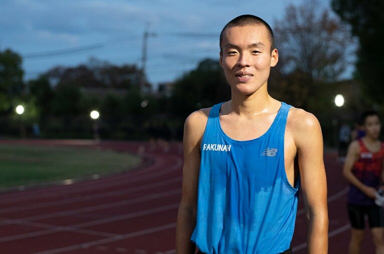 数々の日本高校記録を更新し、“史上最速の高校生ランナー”とも呼ばれた洛南高時代の佐藤圭汰　©Miki Fukano