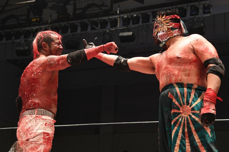 ビオレント・ジャックvs葛西純のデスマッチ