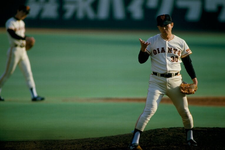 巨人時代の江川卓　©BUNGEISHUNJU