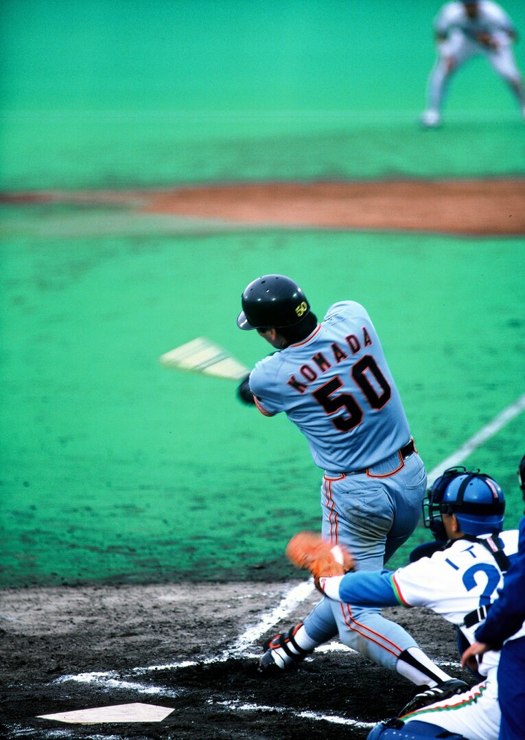 1987年、西武との日本シリーズで　©Makoto Kenmizaki