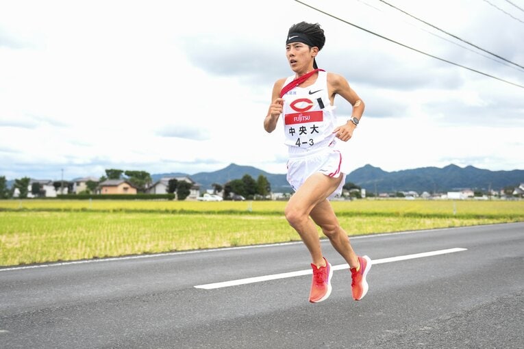 トラックを主戦場としながら、三大駅伝すべてを走った吉居（写真は昨年10月の出雲駅伝）　©Nanae Suzuki