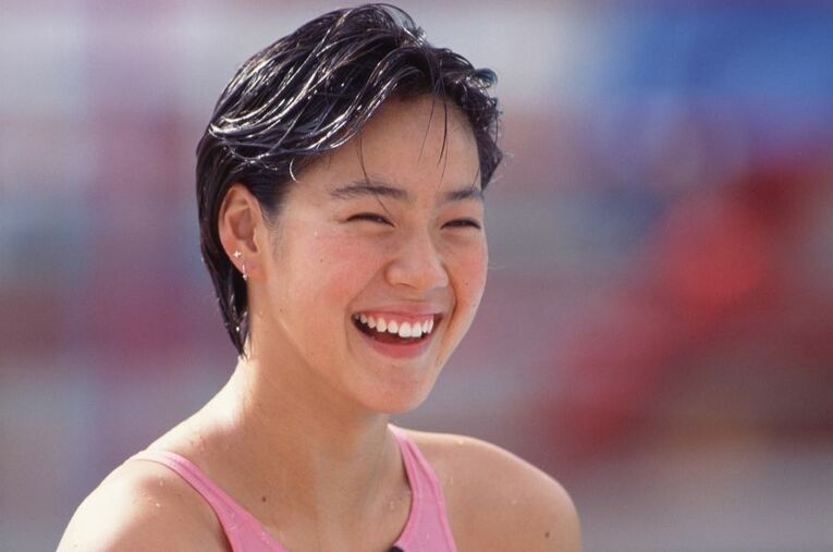 1992年バルセロナ五輪、1996年アトランタ五輪に出場した千葉すず ／ photograph by AFLO