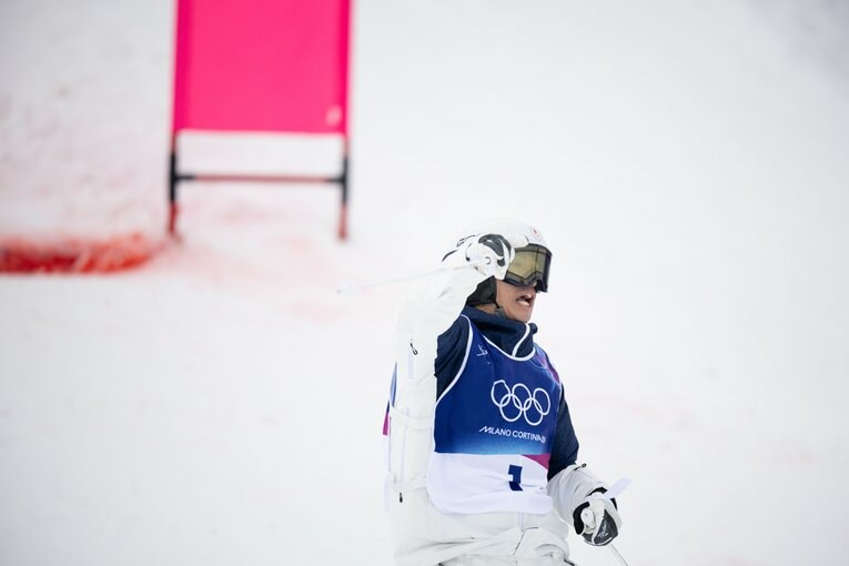 2026年ミラノ・コルティナ五輪フリースタイルスキー男子モーグル決勝・堀島行真　©︎Nanae Suzuki/JMPA