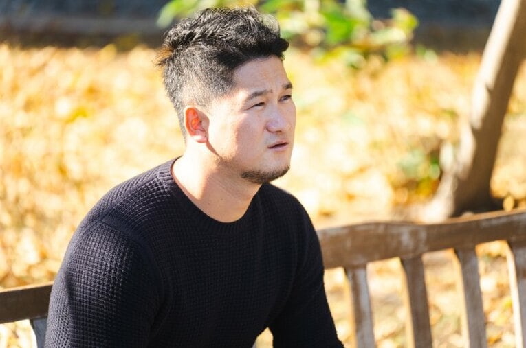 DeNAに9年在籍した三上朋也。ブルペンでは兄貴分的な存在だった三上が昨秋、横浜に別れを告げるまでを振り返る ／ photograph by Shiro Miyake