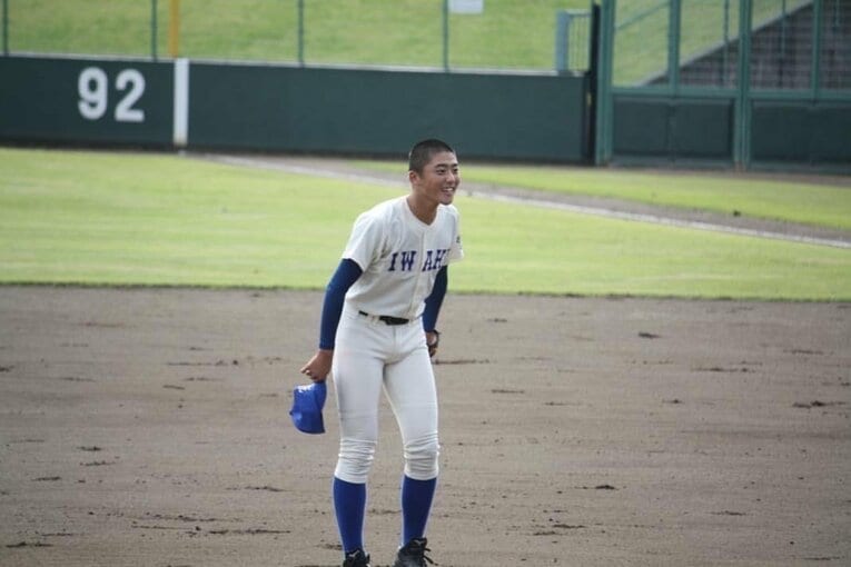 高校時代の沖（本人提供）