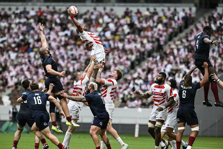 第二次エディー・ジョーンズHC体制の初陣となったイングランド戦　©Asami Enomoto