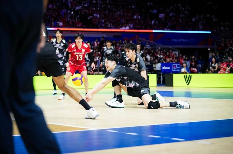 大塚達宣（VNLカナダ戦）©Volleyball World