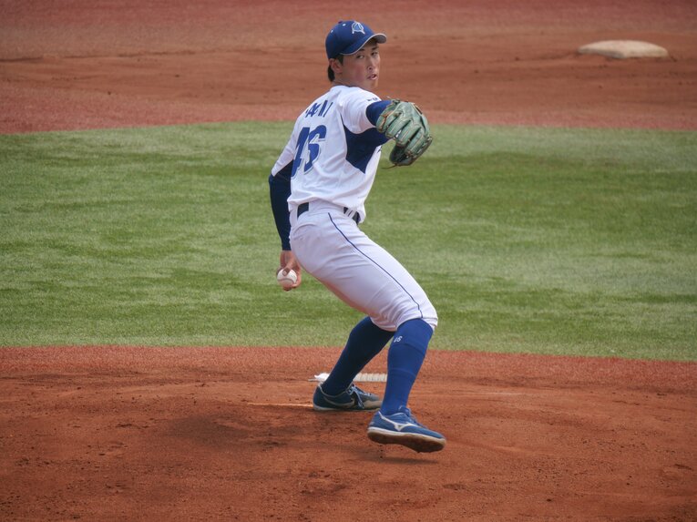 即戦力左腕として注目を集めるエイジェック谷内隆悟（25歳）　©︎PPAB-lab.